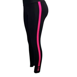 Victoria's Secret Pink Active High Waist Full Length Cotton Legging Black Size Medium New