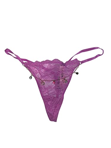 Victoria's Secret Very Sexy Lace V-String Charm Panty Color Berry Gelato Size Small New