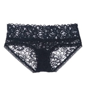 victoria’s secret panties the lacie hiphugger (xs, black)