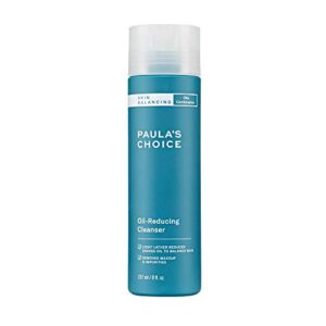 paula’s choice skin balancing oil-reducing cleanser with aloe, face wash for oily skin & large pores, 8 ounce