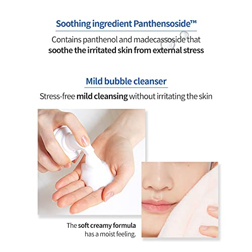 ETUDE SoonJung pH 6.5 Whip Cleanser 5.1 fl. oz. (150ml) 21AD | Soft Bubble Hydrating Vegan Facial Cleanser for Sensitive Skin | Fragrance-Free Low-pH Korean Cleansing Wash | K-Beauty | Vegan