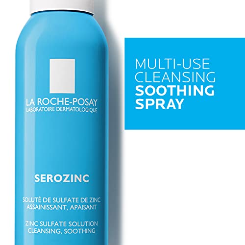 La Roche-Posay Serozinc Face Toner for Oily Skin with Zinc, Mattifying Face Spray and Acne Toner to Reduce Shine for Oil Control, Alcohol Free Face Mist for Acne Prone Skin, 5 Fl Oz (Pack of 1)