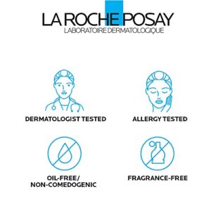 La Roche-Posay Toleriane Purifying Foaming Cream Cleanser for Oily Skin, Daily Face Wash with Ceramides and Niacinamide, Oil-Free, Fragrance Free