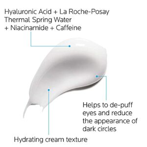 La Roche Posay Hydraphase Intense Hyaluronic Acid Eyes, Reduces Under Eye Bags and Puffiness with Plumping Hydration, 0.5 Fl Oz