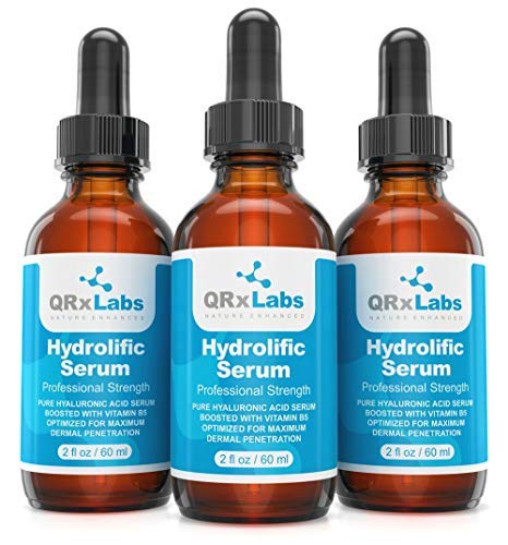 Hydrolific Serum - Ultra Pure Hyaluronic Acid Serum Boosted with Vitamin B5 (Large 2 oz) – Formulated to Maximize Dermal Penetration and Provide Long-Lasting Hydration – Best Skin Moisturizing Serum