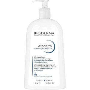 Bioderma - Atoderm - Intensive Gel Moussant - Ultra Rich Foaming Cleansing Gel - Anti-Itching - Body Wash for Very Dry to Atopic Sensitive Skin