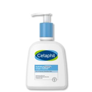cetaphil cream to foam face wash, hydrating foaming cream cleanser, 8 oz, for normal to dry, sensitive skin, with soothing prebiotic aloe, hypoallergenic, fragrance free