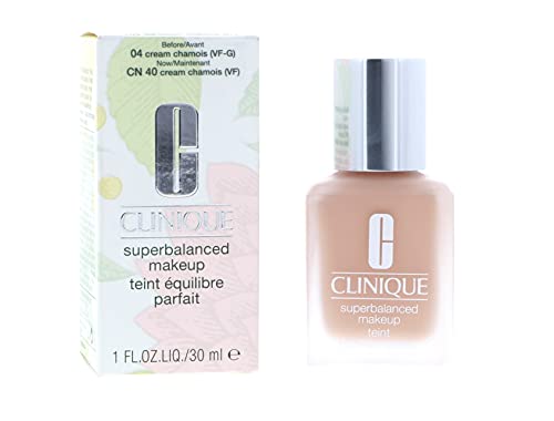 New! Clinique Superbalanced Makeup Foundation, 1 oz / 30 ml, 04 Cream Chamois (VF-G)