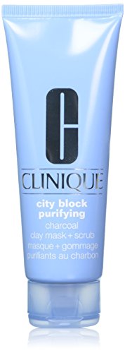 Clinique City Block Purifying Charcoal Clay Mask & Scrub, 3.4 Ounce