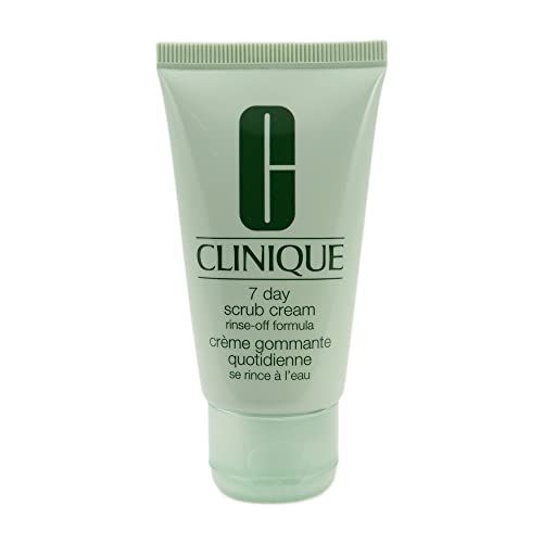 Clinique 7 Day Scrub for Unisex Cream Rinse Off Formula, 3.4 Ounce