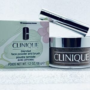 Clinique Blended Face Powder and Brush 10 Transparency Bronze