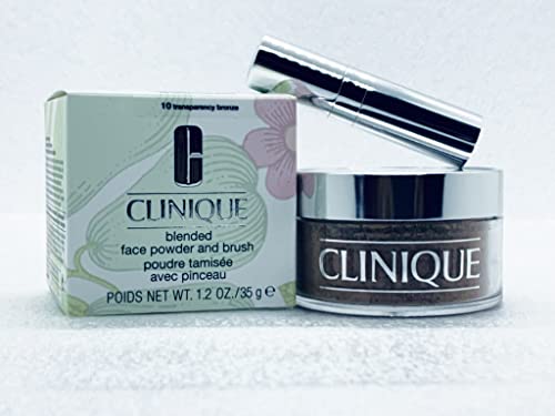 Clinique Blended Face Powder and Brush 10 Transparency Bronze