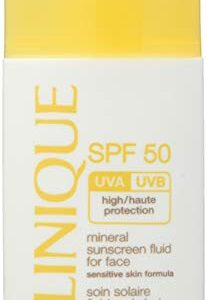 Clinique Spf 50 Mineral Sunscreen Fluid for Face, 1 Ounce