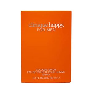 happy by clinique cologne spray 3.4 oz -100% authentic