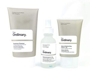 the ordinary the daily set (3 pcs: squalane cleanser – hyaluronic acid 2% + b5 – natural moisturizing factors + ha)