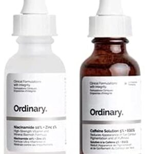 2 Packs Of The New Ordinary Niacinamide 10% + Zinc 1% and Caffeine Solution 5% + EGCG Oil Control Face Serum 30ml