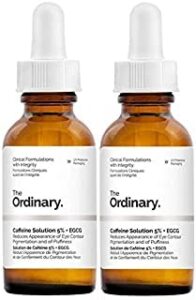[2 pack] the ordinary caffeine solution 5% + egcg (30ml): reduces appearance of eye contour pigmentation and puffiness