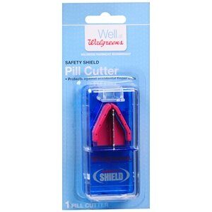 walgreens safety shield pill cutter 1 ea