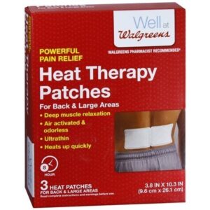 walgreens heat therapy patches, back 3 ea