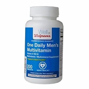 walgreens one daily men’s multivitamin tablets, 200 ea