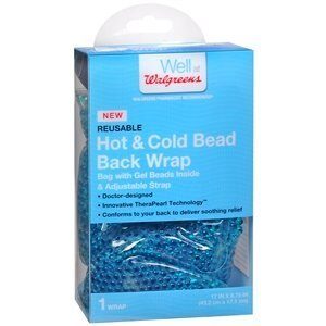 walgreens hot/cold beads back wrap, 1 ea