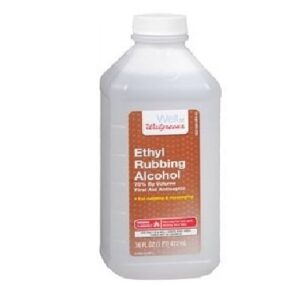 walgreens ethyl rubbing alcohol 70% first aid antiseptic, 16 fl oz