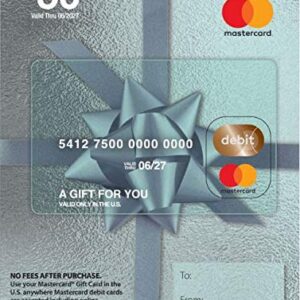 $50 Mastercard Gift Card (plus $4.95 Purchase Fee)