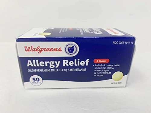 Walgreens Wal-Finate Allergy Relief Tablets, 50 ea