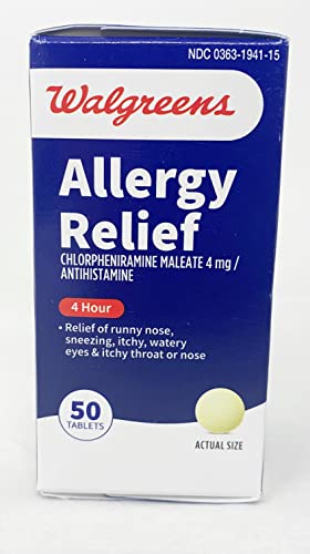 Walgreens Wal-Finate Allergy Relief Tablets, 50 ea