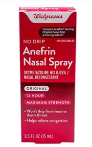 walgreens no drip afrin nasal spray