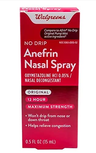 Walgreens No Drip Afrin Nasal Spray