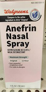 walgreens orignial afrin nasal spray