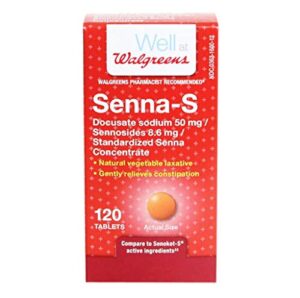 walgreens senna-s tablets, 120 ea