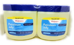 walgreens unscented petroleum jelly, 13 oz (pack of 2)