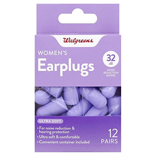 Walgreens Women's 32 DB Earplugs 12 Pairs