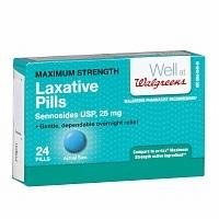 walgreens maximum strength laxative pills, 24 ea
