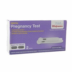 walgreens digital pregnancy test, 2 ea