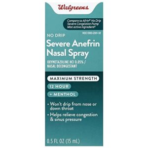 walgreens severe no drip 12 hour nasal spray