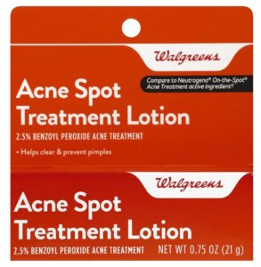 walgreens acne spot treatment lotion