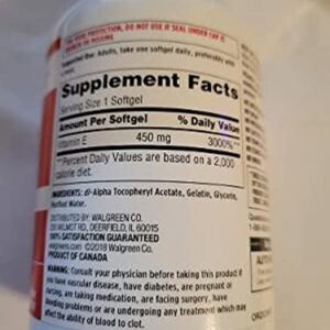 Walgreens Vitamina E 1000 IU - 90 Softgels