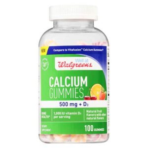 walgreens calcium gummies 100 ea