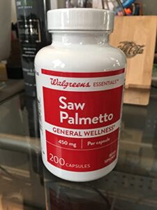 walgreens saw palmetto for men 450mg 200 capsules
