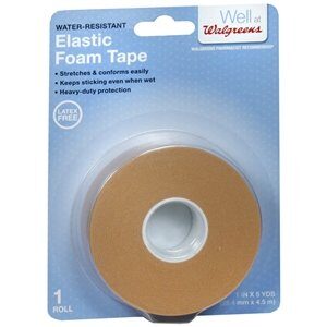 walgreens elastic foam tape, 1 inch, 1 ea by walgreens