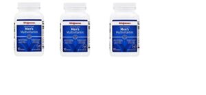walgreens whole foods based men’s multivitamin 90 capsules(pack of 3) total 270