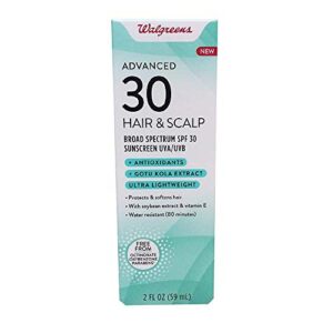 hair & scalp advanced 30 spf 30 sunscreen walgreens 2 fl oz
