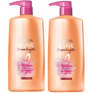 l’oreal paris elvive dream lengths shampoo and conditioner kit for long, damaged hair (set of 2)