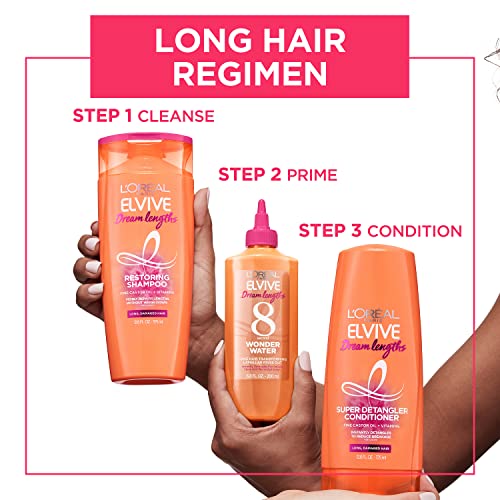 L'Oreal Paris Elvive Dream Lengths Shampoo and Conditioner Kit for Long, Damaged Hair (Set of 2)