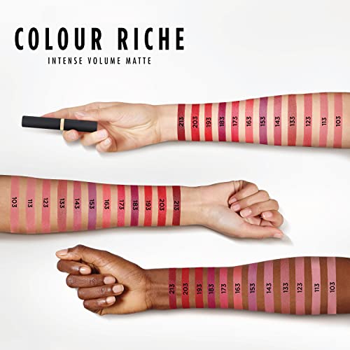 L'Oreal Paris Colour Riche Intense Volume Matte Lipstick, Lip Color Infused with Hyaluronic Acid for up to 16hr All Day Comfort, Le Wood Nonchalant, 0.06 Oz