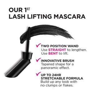 L'Oreal Paris Makeup Unlimited Lash Lifting and Lengthening Washable Mascara, Black Brown