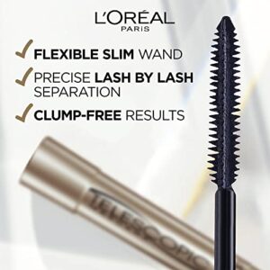 L'Oreal Paris Makeup Telescopic Original Lengthening Mascara, Carbon Black, 0.27 Fl Oz (Pack of 1)